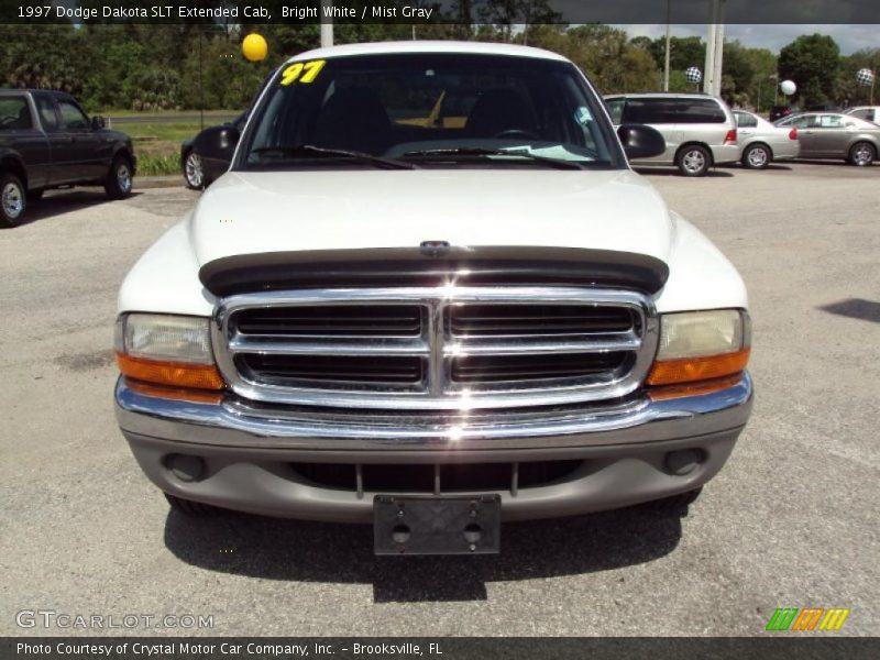 Bright White / Mist Gray 1997 Dodge Dakota SLT Extended Cab