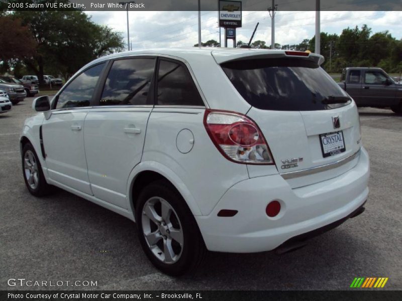 Polar White / Black 2008 Saturn VUE Red Line