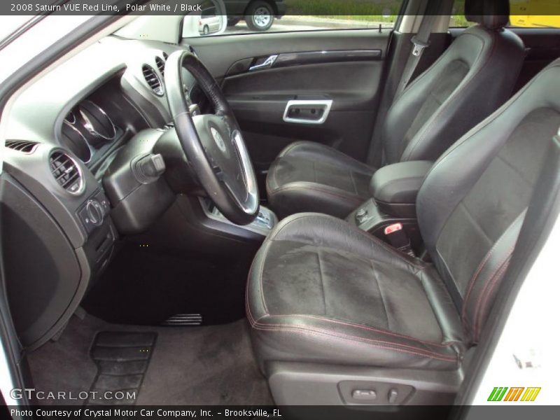 Polar White / Black 2008 Saturn VUE Red Line