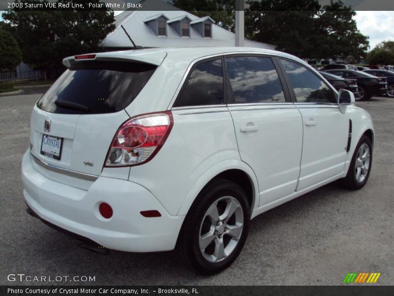Polar White / Black 2008 Saturn VUE Red Line