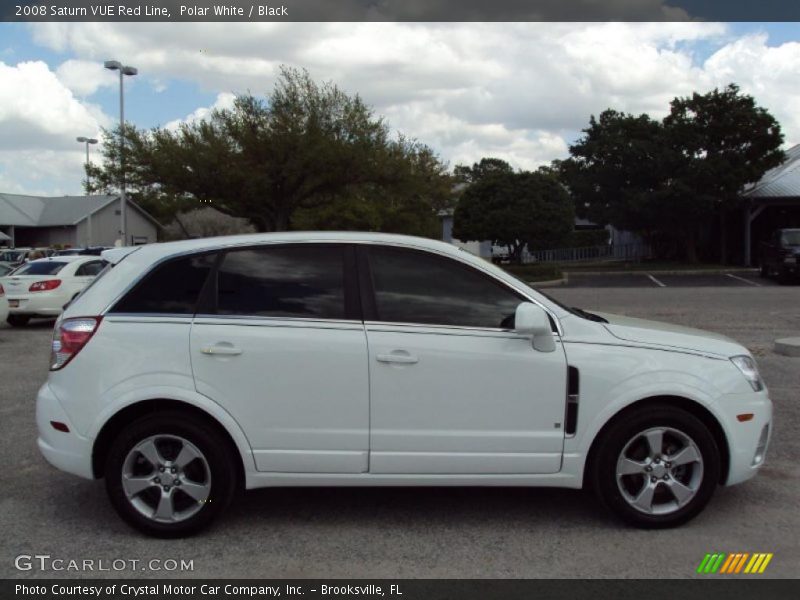 Polar White / Black 2008 Saturn VUE Red Line