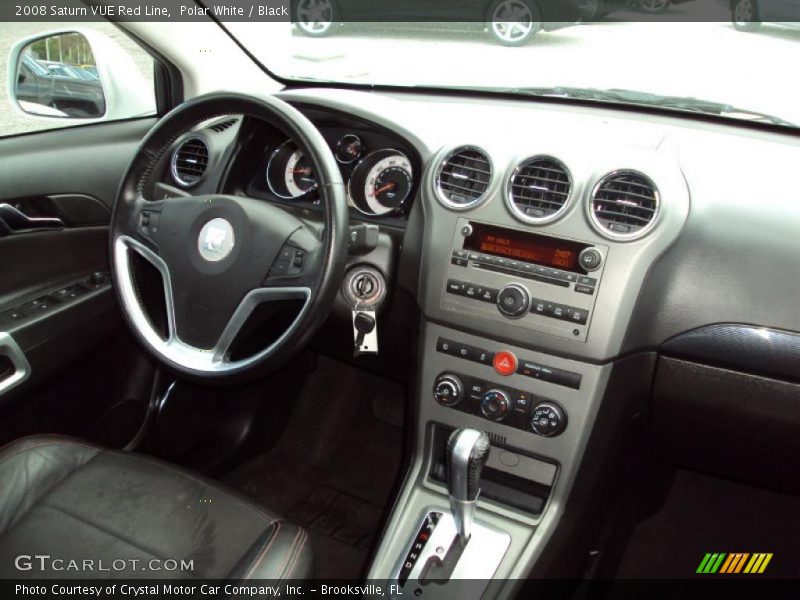 Polar White / Black 2008 Saturn VUE Red Line