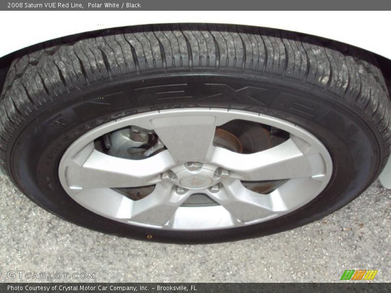 Polar White / Black 2008 Saturn VUE Red Line