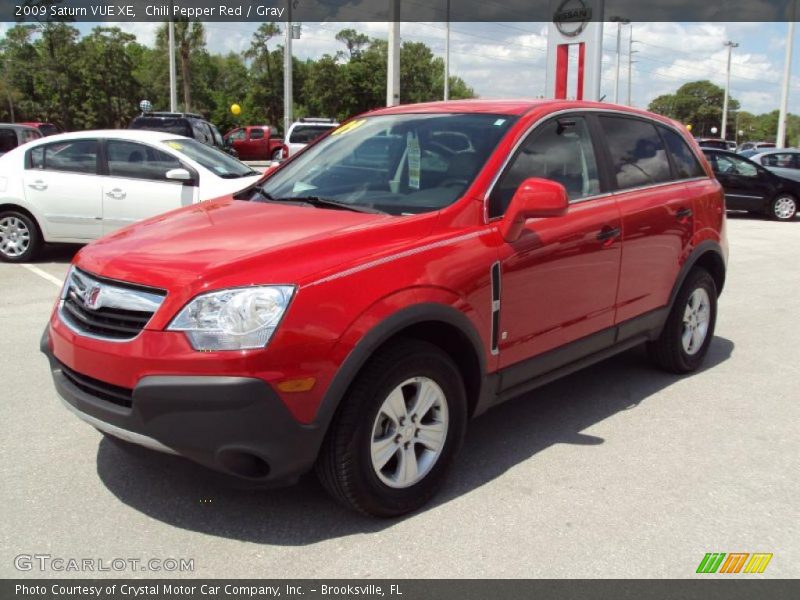 Chili Pepper Red / Gray 2009 Saturn VUE XE