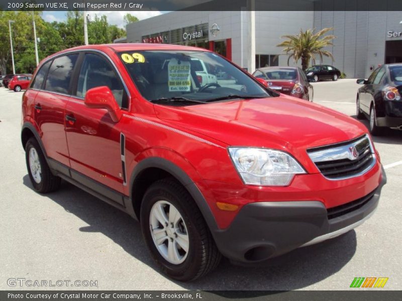 Chili Pepper Red / Gray 2009 Saturn VUE XE