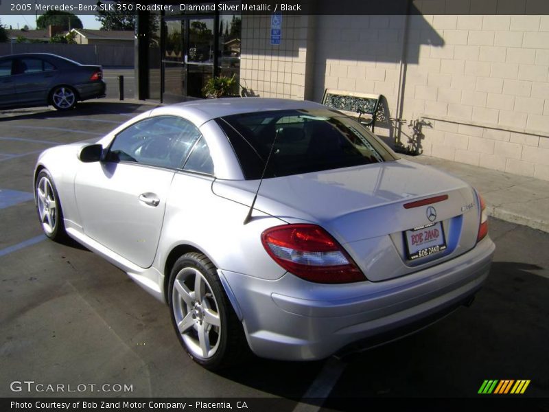 Diamond Silver Metallic / Black 2005 Mercedes-Benz SLK 350 Roadster