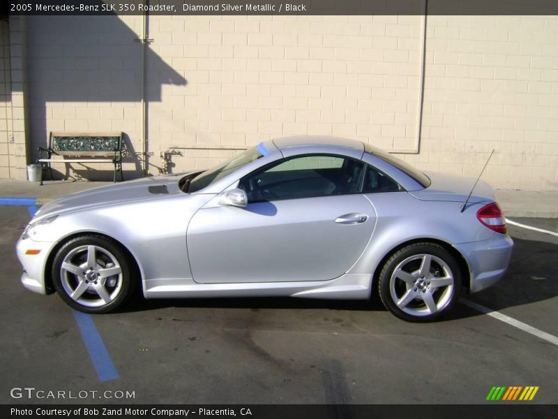 Diamond Silver Metallic / Black 2005 Mercedes-Benz SLK 350 Roadster