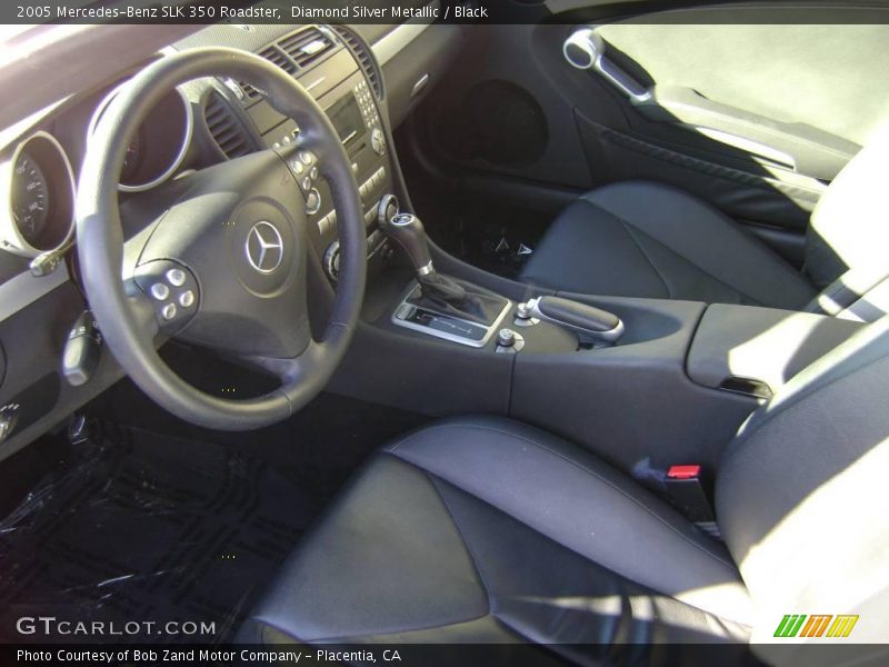 Diamond Silver Metallic / Black 2005 Mercedes-Benz SLK 350 Roadster