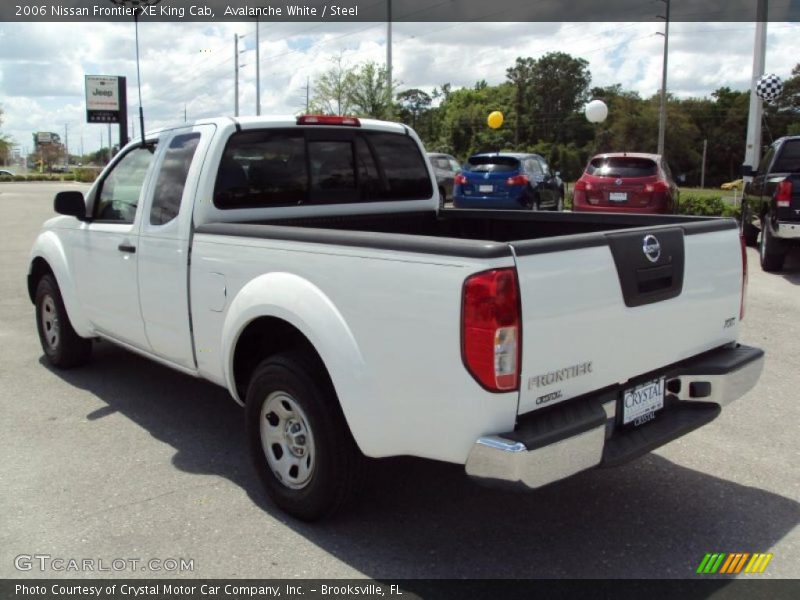 Avalanche White / Steel 2006 Nissan Frontier XE King Cab