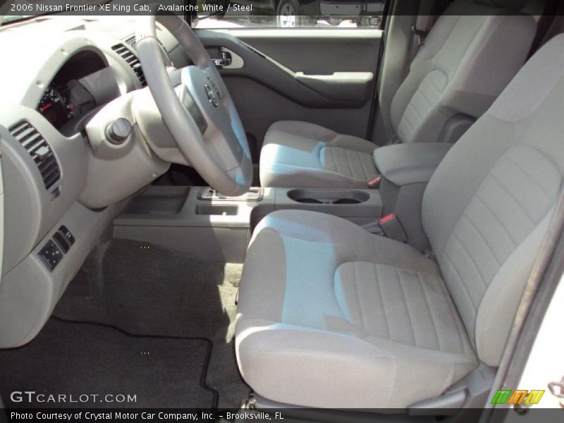 Avalanche White / Steel 2006 Nissan Frontier XE King Cab