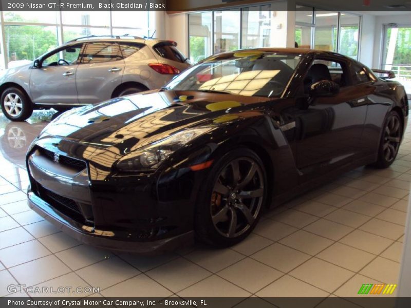 Black Obsidian / Black 2009 Nissan GT-R Premium