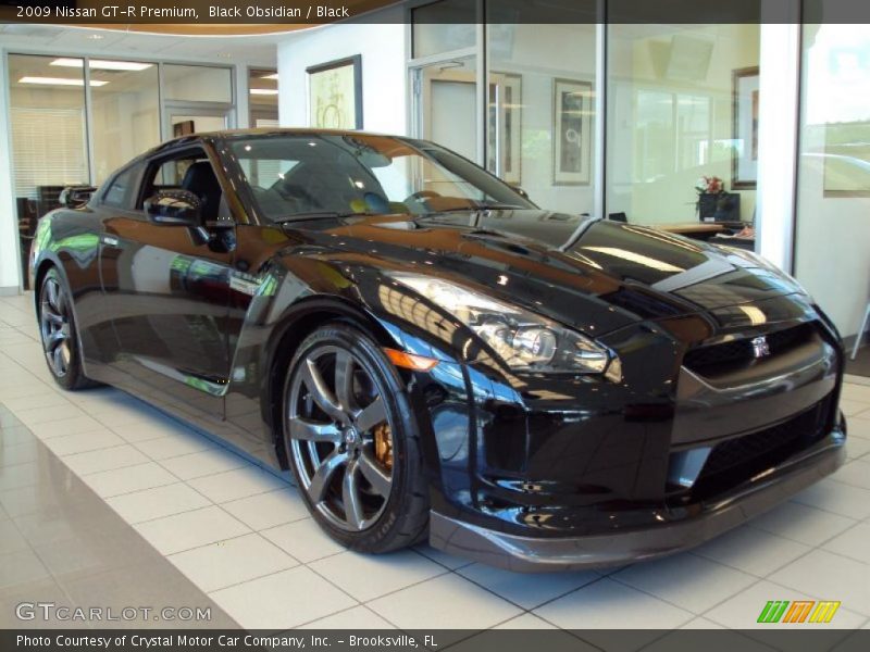 Black Obsidian / Black 2009 Nissan GT-R Premium