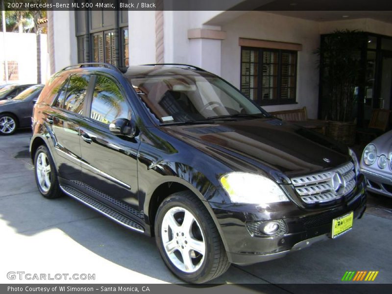 Black / Black 2007 Mercedes-Benz ML 500 4Matic