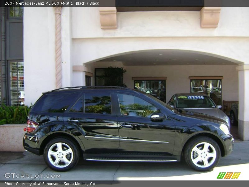 Black / Black 2007 Mercedes-Benz ML 500 4Matic