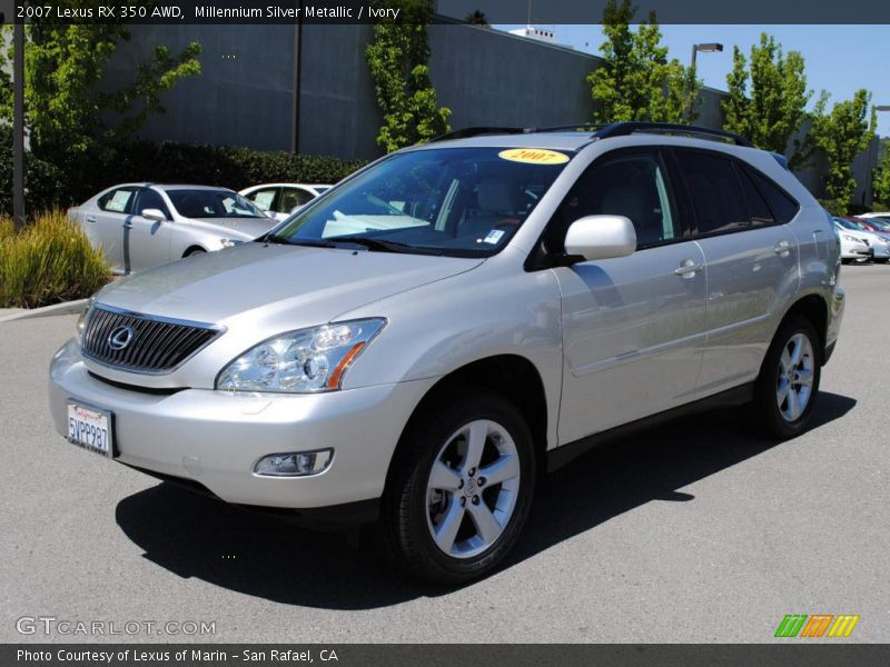 Millennium Silver Metallic / Ivory 2007 Lexus RX 350 AWD