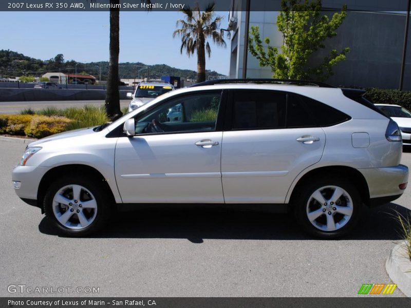Millennium Silver Metallic / Ivory 2007 Lexus RX 350 AWD