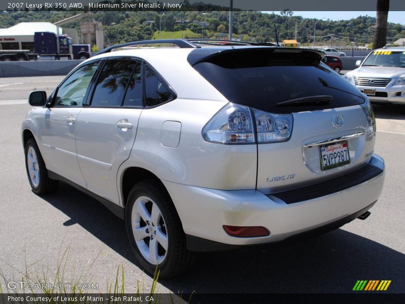 Millennium Silver Metallic / Ivory 2007 Lexus RX 350 AWD