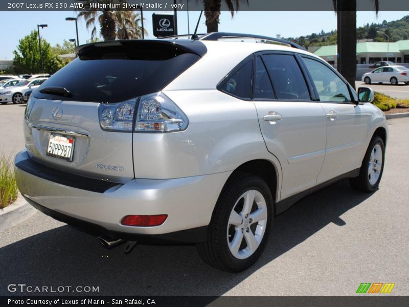 Millennium Silver Metallic / Ivory 2007 Lexus RX 350 AWD