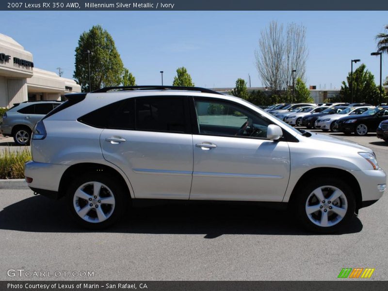 Millennium Silver Metallic / Ivory 2007 Lexus RX 350 AWD