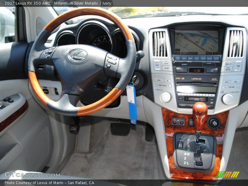 Millennium Silver Metallic / Ivory 2007 Lexus RX 350 AWD