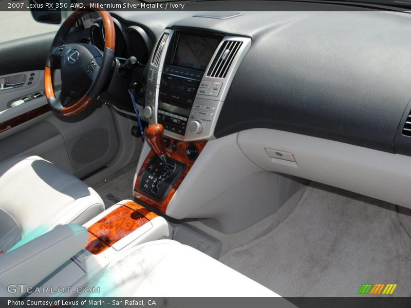 Millennium Silver Metallic / Ivory 2007 Lexus RX 350 AWD