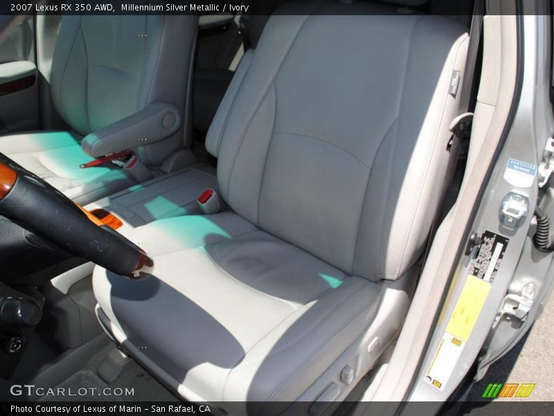 Millennium Silver Metallic / Ivory 2007 Lexus RX 350 AWD