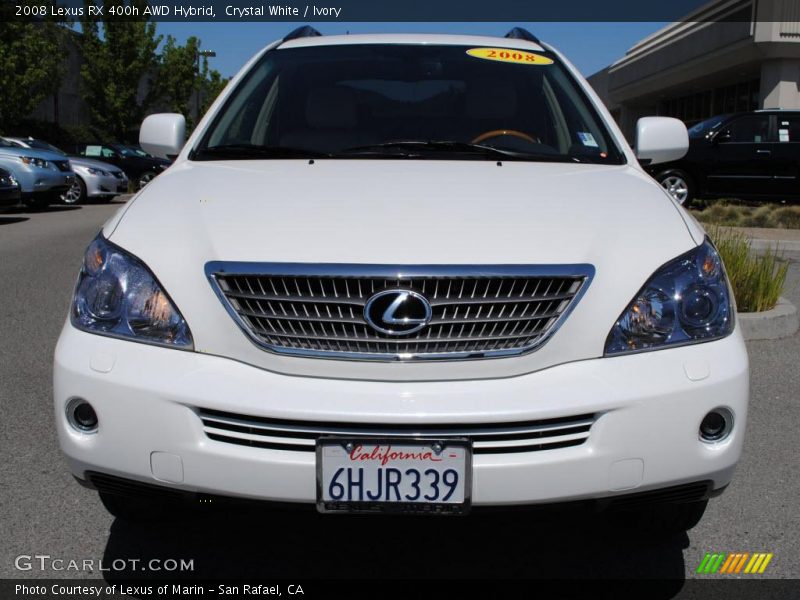 Crystal White / Ivory 2008 Lexus RX 400h AWD Hybrid