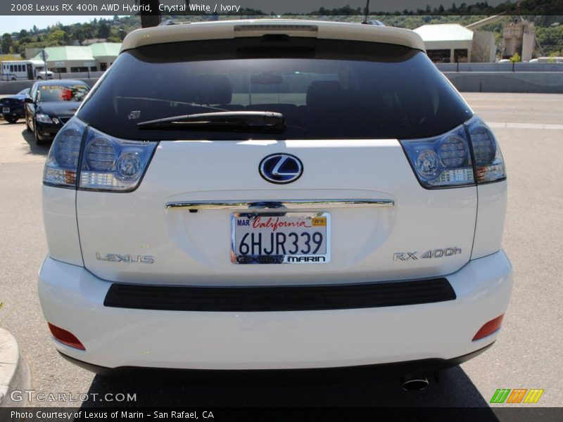 Crystal White / Ivory 2008 Lexus RX 400h AWD Hybrid