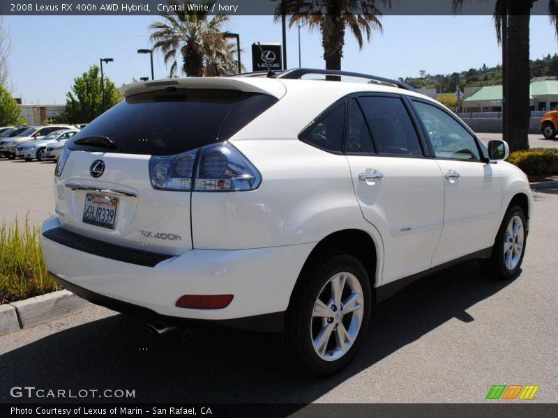 Crystal White / Ivory 2008 Lexus RX 400h AWD Hybrid