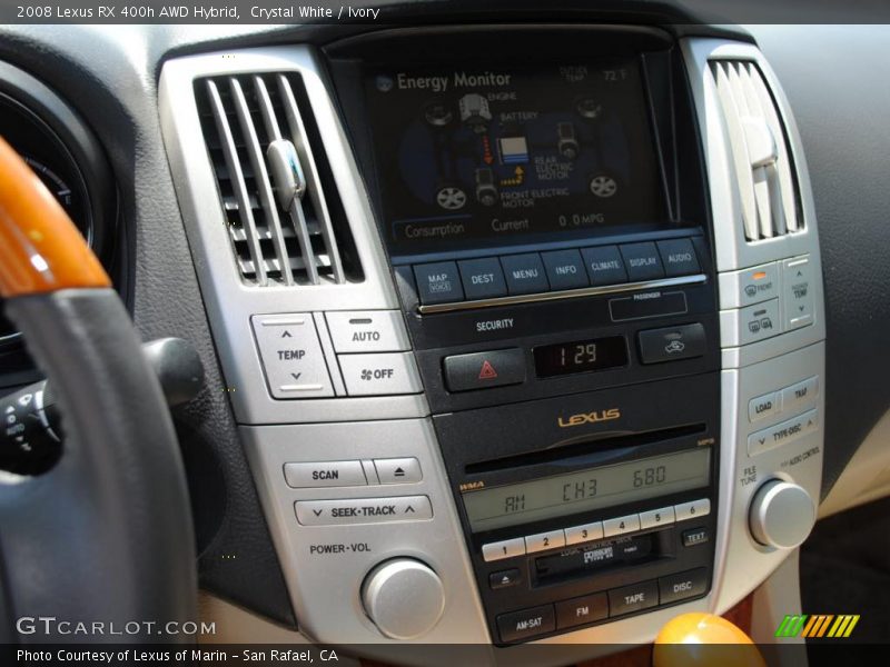 Crystal White / Ivory 2008 Lexus RX 400h AWD Hybrid
