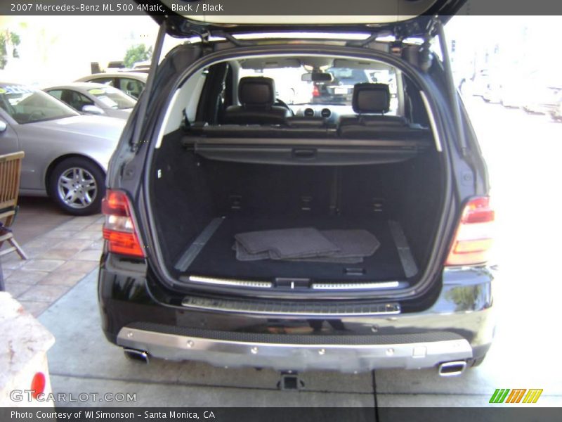 Black / Black 2007 Mercedes-Benz ML 500 4Matic