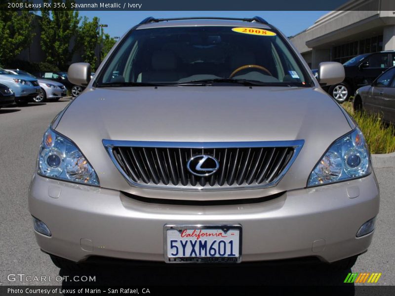Savannah Metallic / Ivory 2008 Lexus RX 350