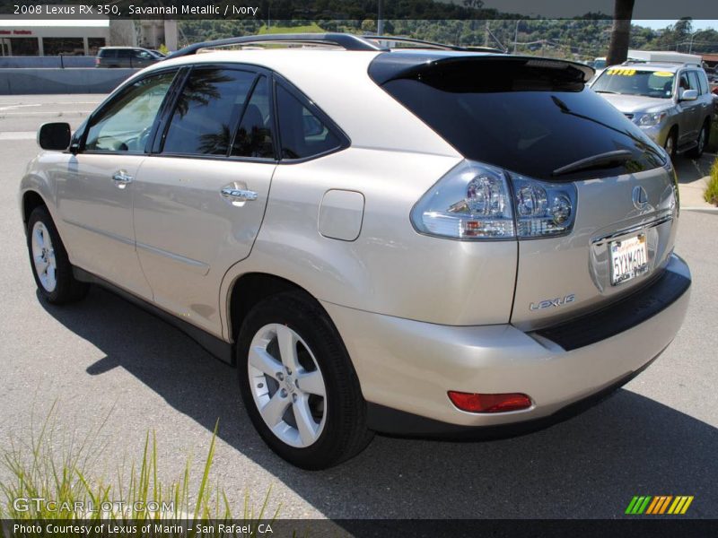 Savannah Metallic / Ivory 2008 Lexus RX 350