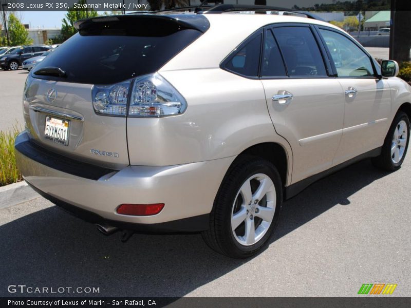 Savannah Metallic / Ivory 2008 Lexus RX 350