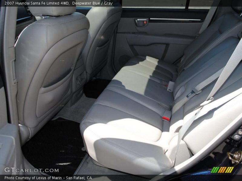 Deepwater Blue / Gray 2007 Hyundai Santa Fe Limited 4WD