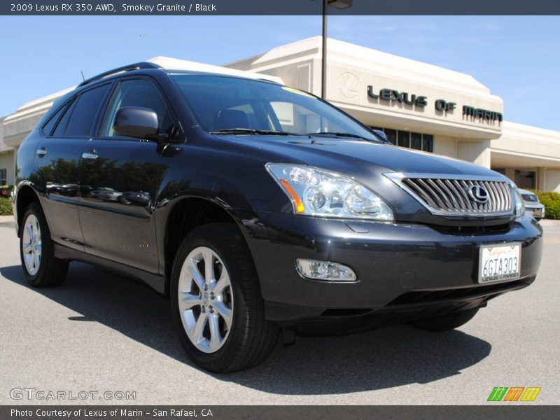 Smokey Granite / Black 2009 Lexus RX 350 AWD