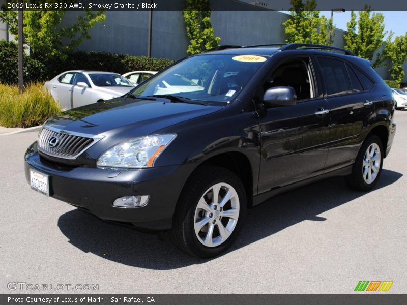 Smokey Granite / Black 2009 Lexus RX 350 AWD