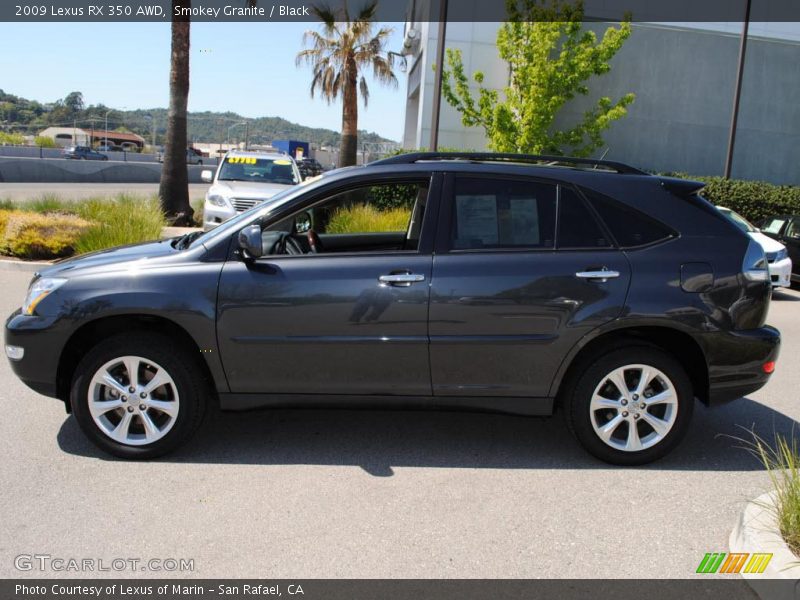 Smokey Granite / Black 2009 Lexus RX 350 AWD