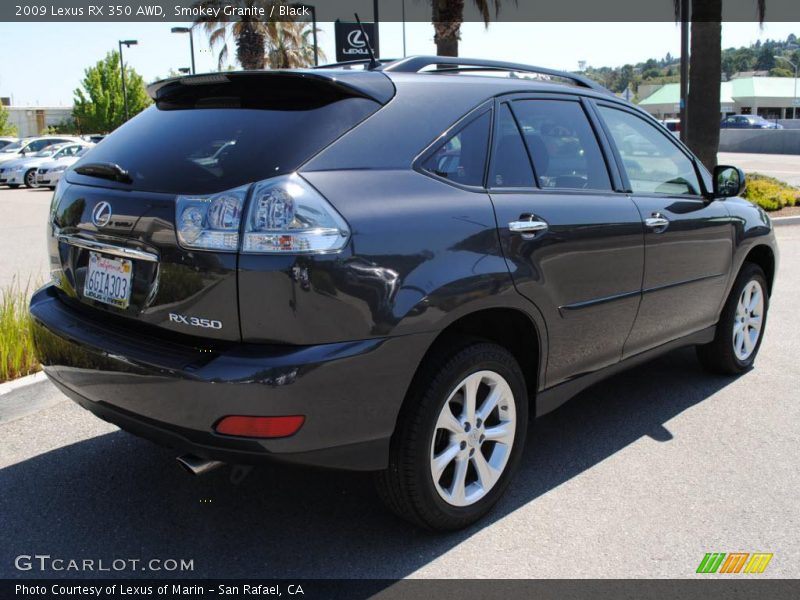 Smokey Granite / Black 2009 Lexus RX 350 AWD