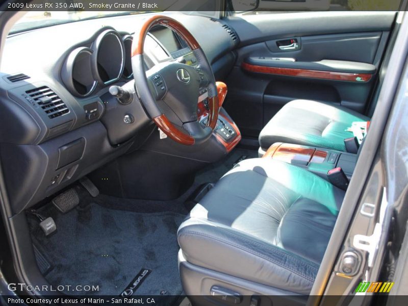 Smokey Granite / Black 2009 Lexus RX 350 AWD