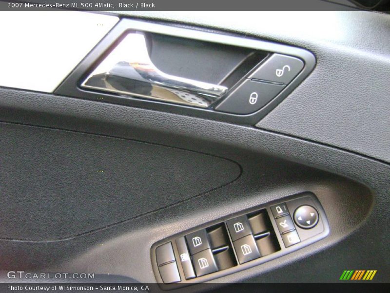 Black / Black 2007 Mercedes-Benz ML 500 4Matic