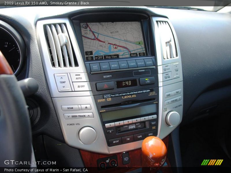 Smokey Granite / Black 2009 Lexus RX 350 AWD