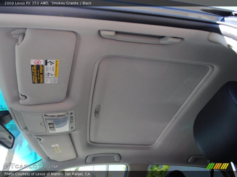 Smokey Granite / Black 2009 Lexus RX 350 AWD