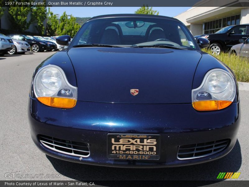 Ocean Blue Metallic / Graphite Grey 1997 Porsche Boxster