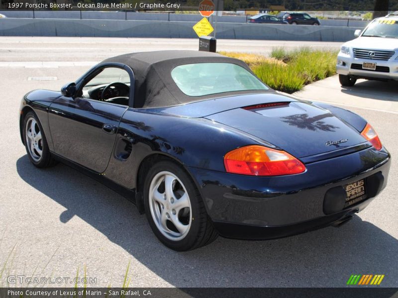 Ocean Blue Metallic / Graphite Grey 1997 Porsche Boxster
