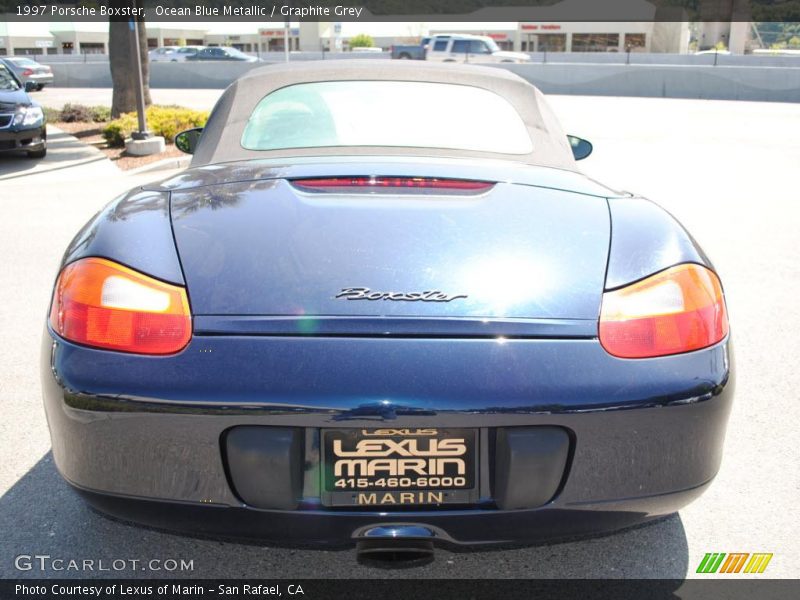 Ocean Blue Metallic / Graphite Grey 1997 Porsche Boxster