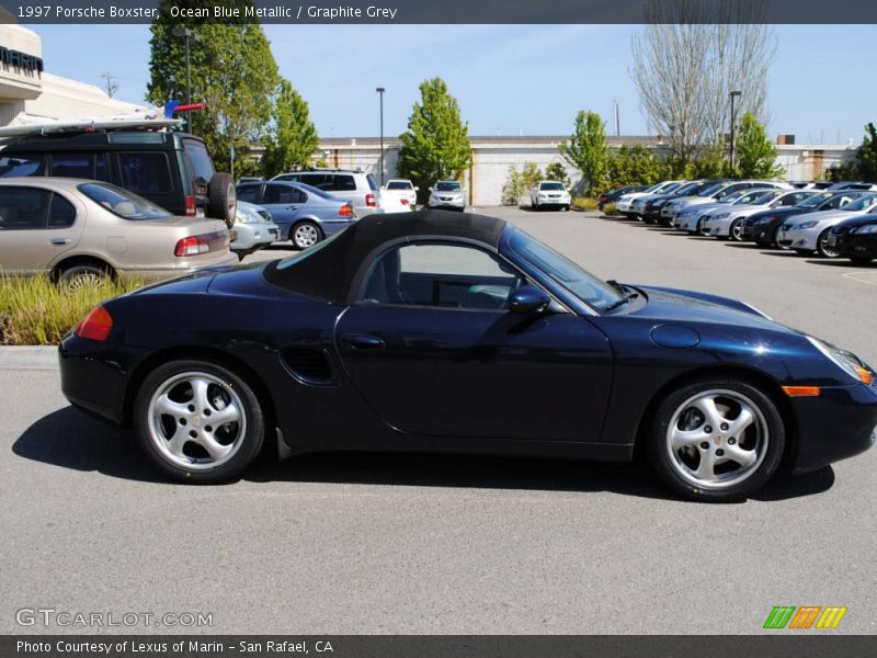 Ocean Blue Metallic / Graphite Grey 1997 Porsche Boxster