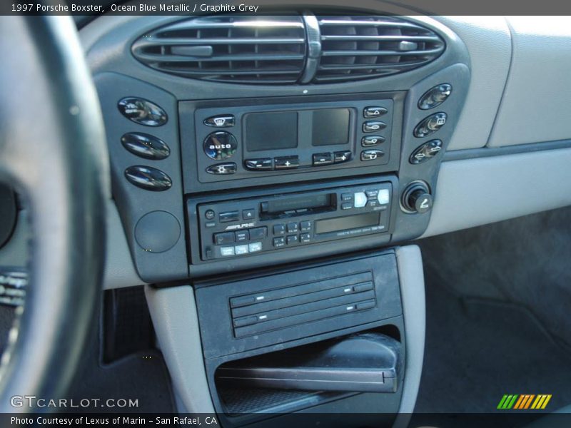 Ocean Blue Metallic / Graphite Grey 1997 Porsche Boxster