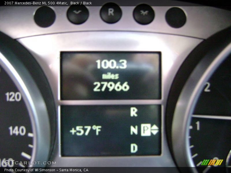 Black / Black 2007 Mercedes-Benz ML 500 4Matic