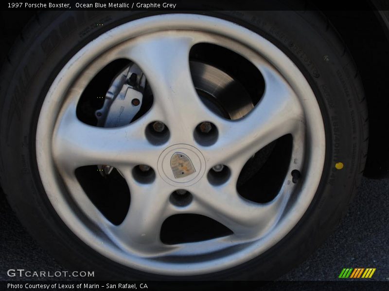 Ocean Blue Metallic / Graphite Grey 1997 Porsche Boxster